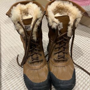 Well loved Ugg winter boots size 9 US